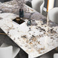 Traditional Luxury Dining Table Rectangle Sintered Stone Dining Table with Gold Frame for Home Clearhalo ' dining_table' 'Dining Tables & Seating' 'Dining Tables' 'furn' 'furn_dining_table' 'Furniture' 'furniture_dining_table' 'Kitchen & Dining Furniture' 'kitchen&dining_furn' 'kitchen' 'kitchen_dining_table' 1200x1200_e62deb5f-3915-4085-af3b-6241daebabc0