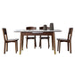 Minimalist Rectangular Dining Table Set Extendable Dining Table Set with Trestle Base Clearhalo 'Dining Room Sets' 'Dining Tables & Seating' 'dining_room_set' 'furn' 'furn_dining_room_set' 'Furniture' 'furniture_dining_room_set' 'Kitchen & Dining Furniture' 'kitchen&dining_furn' 'kitchen' 1200x1200_e6310a81-258d-4256-9ff4-35e71c973809