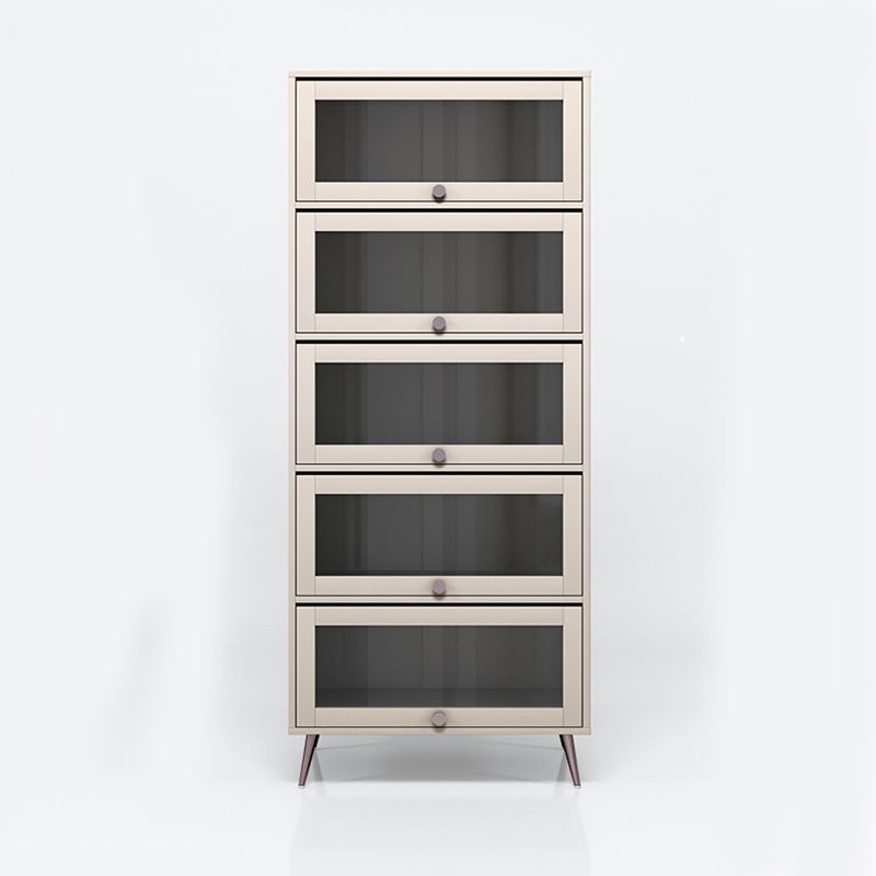Bibliothèque de style moderne étagère en bois avec porte pour le bureau à domicile