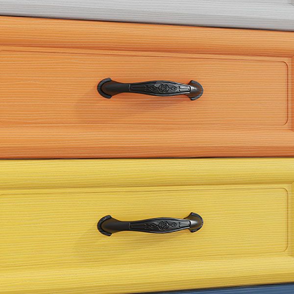 Gabinete de almacenamiento de plástico contemporáneo para el gabinete de acabado mate de dormitorio