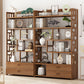9.84" Wide Modern Wooden Shelf Bookcase Matte Finish Etagere Bookshelf