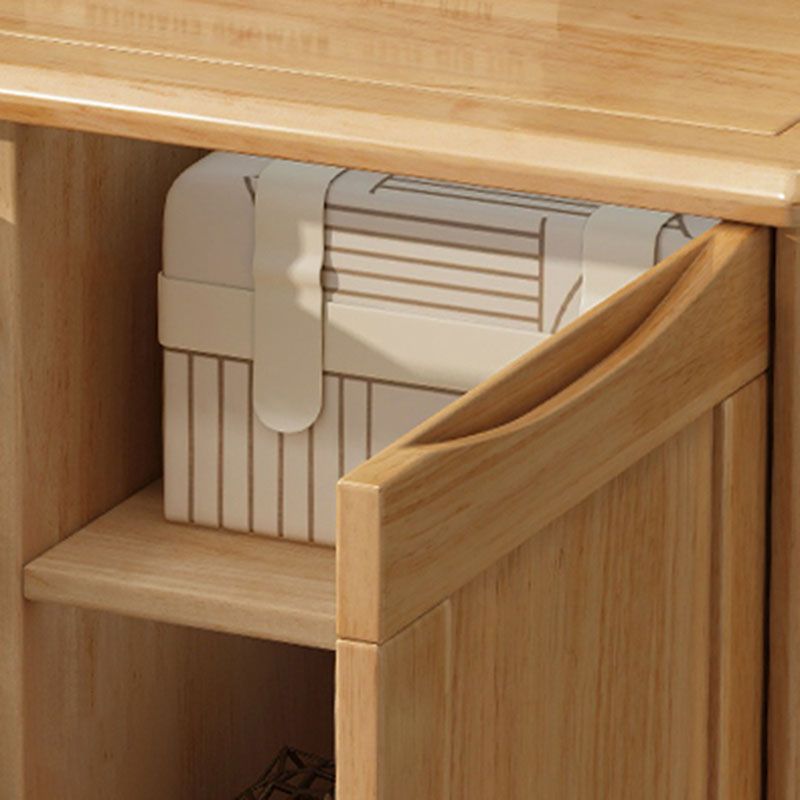 Eigentijdse rubberen houten opbergkast horizontale borst met laden