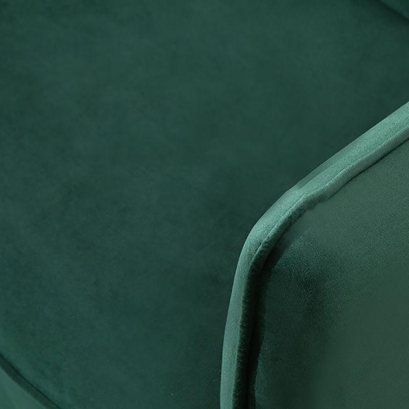 Velvet Modern Standard Tight Back Sofa 30"W Square Arm with Bolster Pillows Clearhalo 'furn' 'furn_sofas' 'Furniture' 'furniture_sofas' 'kitchen' 'kitchen_sofas' 'Living Room Furniture' 'Sofa' 'sofas' 1200x1200_e637d3c9-9f61-43bc-8b6a-7be5f35773ee