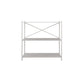 Minimalist Metal Open Etagere Bookcase with Rectangular Shelves Clearhalo 'Bookcases' 'furn' 'furn_bookcases' 'Furniture' 'furniture_bookcases' 'kitchen' 'kitchen_bookcases' 'Living Room Furniture' 'Office Furniture' 1200x1200_e639ae92-f03e-481e-b7d3-3131f6a0787f