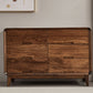 Mid-Century Modern Chest with Drawers and Straight Legs in Solid Wood Clearhalo 'Cabinets & Chests' 'cabinets_chests' 'furn' 'furn_cabinets_chests' 'Furniture' 'Living Room Furniture' 1200x1200_e63a0f7c-3bef-41eb-add7-11c37e61844b
