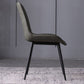 Contemporary Leather Side Chair Matte Finish Solid Back Dining Chair Clearhalo ' kitchen&dining_furn' 'Dining Chairs' 'Dining Tables & Seating' 'dining_chair' 'furn' 'furn_dining_chair' 'Furniture' 'furniture_dining_chair' 'Kitchen & Dining Furniture' 'kitchen' 1200x1200_e63b738f-4ae7-4b26-8b68-12cabdf82292