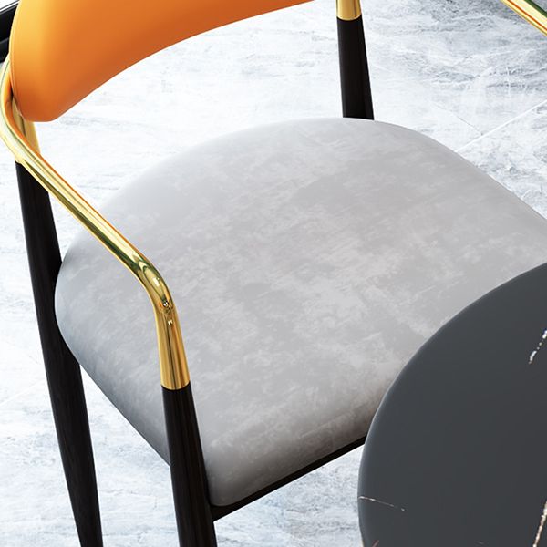 Glam 1/4/5 Pieces Dining Set Gold Base and Stone Top Table Kitchen Set for Dining Room Clearhalo 'Dining Room Sets' 'Dining Tables & Seating' 'dining_room_set' 'furn' 'furn_dining_room_set' 'Furniture' 'furniture_dining_room_set' 'Kitchen & Dining Furniture' 'kitchen&dining_furn' 'kitchen' 1200x1200_e63e7fdd-b450-4b64-a0a1-9f708b416390