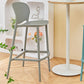 Scandinavian Matte Finish Milk Tea Shop Stool Plastic Footrest Barstool Clearhalo 'Bar Furniture' 'Bar Stools' 'bar_stools' 'furn' 'furn_bar_stools' 'Furniture' 'furniture_bar_stools' 'Kitchen & Dining Furniture' 1200x1200_e640ddc8-3f30-46d4-8d65-02c0a34cc16b