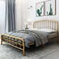 Modern Metal Headboard Bed Arched Open-Frame Bed with Metal Legs Clearhalo 'Bedroom Furniture' 'Beds' 'furn' 'furn_beds' 'Furniture' 1200x1200_e641db9c-20ee-4e37-a20c-68193cce7e90