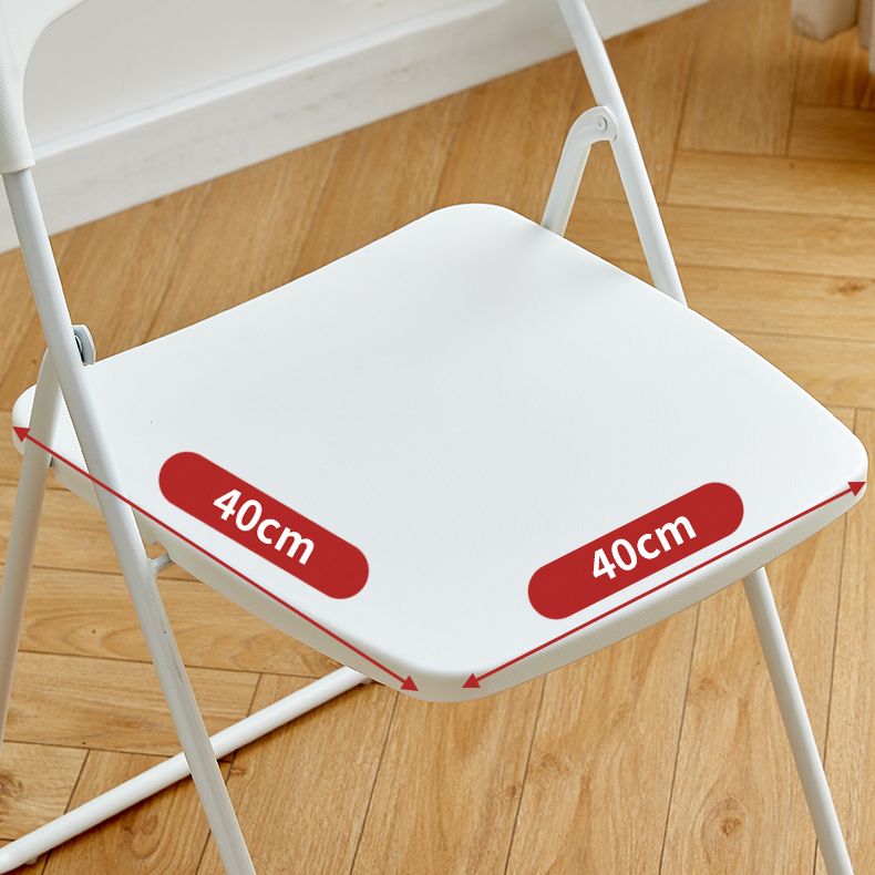 Modern Indoor-Outdoor Chair Metal Home Folding Open Back Dining Side Chair Clearhalo ' kitchen&dining_furn' 'Dining Chairs' 'Dining Tables & Seating' 'dining_chair' 'furn' 'furn_dining_chair' 'Furniture' 'furniture_dining_chair' 'Kitchen & Dining Furniture' 'kitchen' 1200x1200_e64304c7-3f7a-4e8d-8d8c-e217c70ccc3a