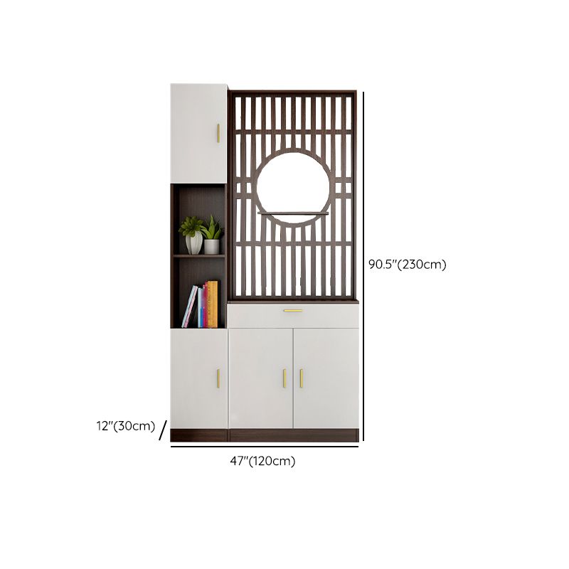 Contemporary Style Wooden 11.81" Wide Accent Cabinet with Door Clearhalo 'Cabinets & Chests' 'cabinets_chests' 'furn' 'furn_cabinets_chests' 'Furniture' 'Living Room Furniture' 1200x1200_e644299d-292c-46ef-bf8c-0df8e67c985d