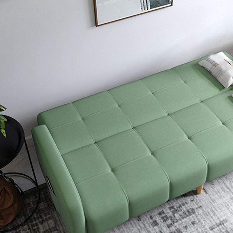 Divano convertibile con divani in lino alta 29,92 "con posteriore del biscotto