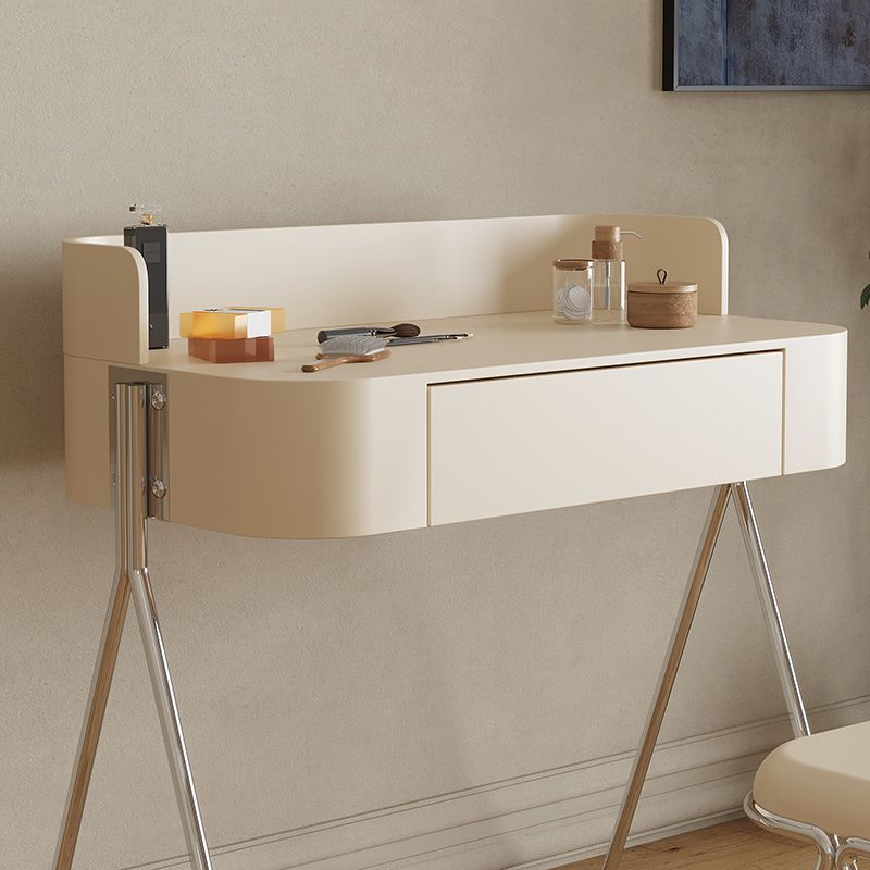 Wood Standing Makeup Vanity Set Modern Makeup Vanity with Metal Base Clearhalo 'Bedroom Furniture' 'furn' 'furn_makeup_vanities' 'Furniture' 'Makeup Vanities' 'makeup_vanities' 1200x1200_e64761d2-8d24-4baa-85ec-ab7baec454bf