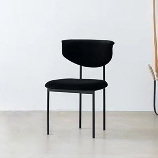 Kitchen Upholstered Armless Chair Industrial Open Back Dining Chair Clearhalo 'Dining Chairs' 'Dining Tables & Seating' 'dining_chair' 'furn' 'furn_dining_chair' 'Furniture' 'Kitchen & Dining Furniture' 1200x1200_e6484382-4dc9-49d6-ae7c-06f5ae3dafd7