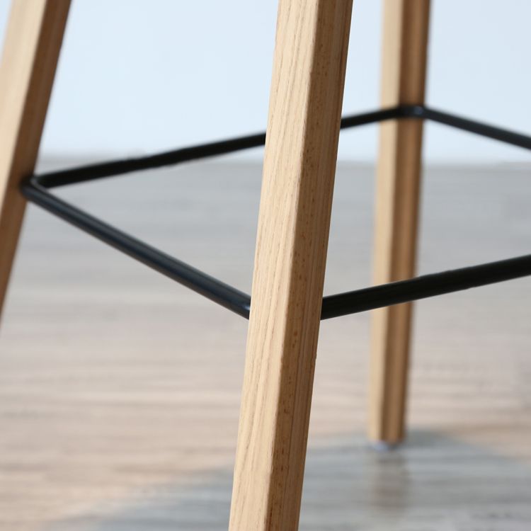 Scandinavia Style Bar Stool Wooden Legs PP Bucket Seat for Counter Bar Clearhalo 'Bar Furniture' 'Bar Stools' 'bar_stools' 'furn' 'furn_bar_stools' 'furniture_bar_stools' 'Kitchen & Dining Furniture' 'kitchen&dining_furn' 'kitchen' 'kitchen_furn' Furniture' 1200x1200_e648fd53-b267-40a5-91d4-ce163f23879c