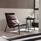 Solid Color Armchair With headrest, Modern Iron Frame Lounge Chair Clearhalo 'Accent Chairs' 'accent_chairs' 'Chairs & Seating' 'furn' 'furn_accent_chairs' 'Furniture' 'furniture_accent_chairs' 'Living Room Furniture' 1200x1200_e64a1cd9-f9cc-412a-a28e-8f33f2ef636c