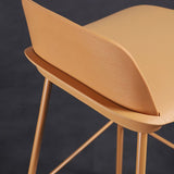 Industrial Style Bar-stool Rectangle PP Seat Counter Stool for Kitchen Bar Clearhalo 'Bar Furniture' 'Bar Stools' 'bar_stools' 'furn' 'furn_bar_stools' 'furniture_bar_stools' 'Kitchen & Dining Furniture' 'kitchen&dining_furn' 'kitchen' 'kitchen_furn' Furniture' 1200x1200_e64a5e18-e21e-44ac-bc05-9477fd7c3c83