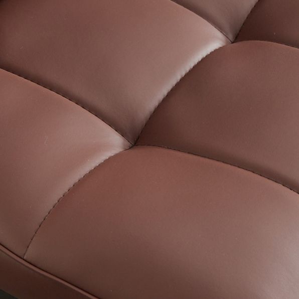 Modern Leather Armless Dining Chairs Upholstered Side Chairs with Metal Legs Clearhalo ' kitchen&dining_furn' 'Dining Chairs' 'Dining Tables & Seating' 'dining_chair' 'furn' 'furn_dining_chair' 'Furniture' 'furniture_dining_chair' 'Kitchen & Dining Furniture' 'kitchen' 1200x1200_e64b1387-f605-424e-8114-105a1edf711c