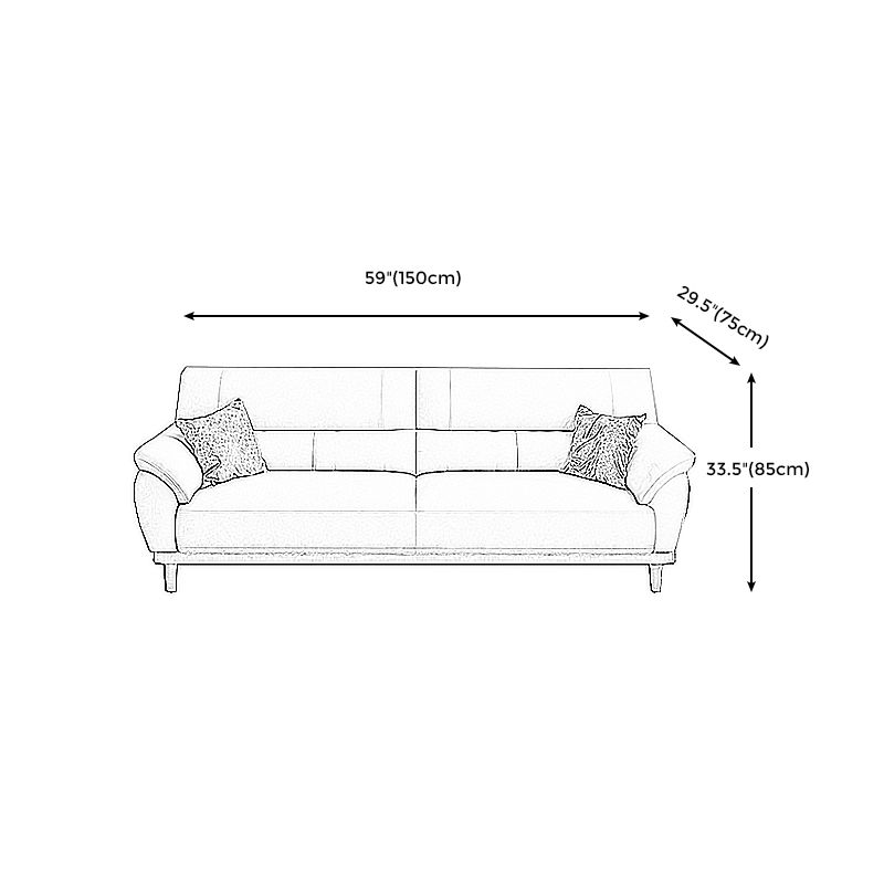 固定染色耐性リビングルーム枕トップアーム標準ソファ