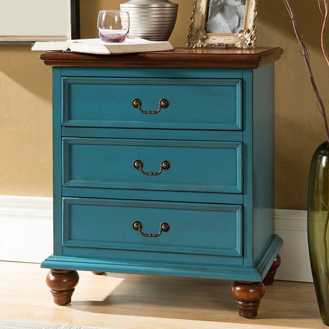 Camera da letto tradizionale stoccaggio in legno cassa verticale con cassetti