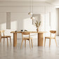 Modern Style Wood Dining Table 3 Legs Dinette Table for Dining Room