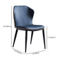 Minimalist Black Solid Back Dining Side Chair Metal Upholstered Dining Side Chair Clearhalo ' kitchen&dining_furn' 'Dining Chairs' 'Dining Tables & Seating' 'dining_chair' 'furn' 'furn_dining_chair' 'Furniture' 'furniture_dining_chair' 'Kitchen & Dining Furniture' 'kitchen' 1200x1200_e65c7894-d4c0-4449-9747-b1b0e4b0f0f7