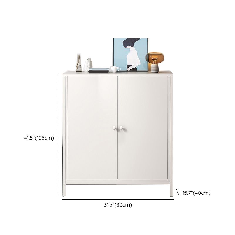 Engineered Wood Sideboard Table Modern Dining Server with Metal Legs for Dining Room Clearhalo 'buffet_sideboard' 'Buffets & Sideboards' 'furn' 'furn_buffet_sideboard' 'Furniture' 'Kitchen & Dining Furniture' 1200x1200_e65cab87-e6af-453e-b1ce-12b65e6ad46f