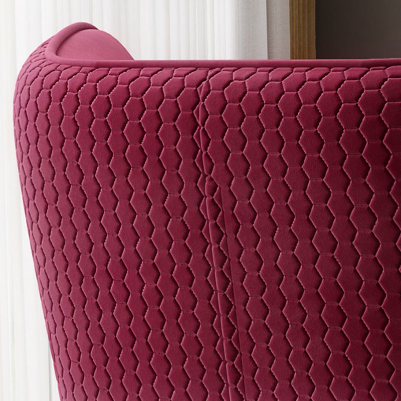 Chaise d'aile scandinave, chaise d'accent pour chambre et salon