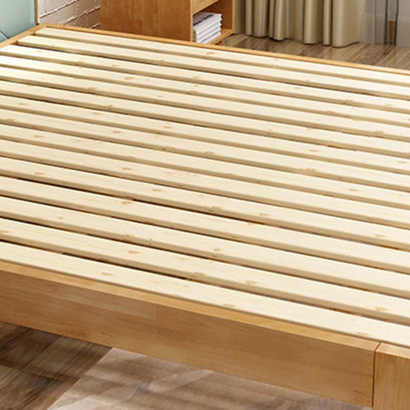 84,65 inch breed midden-eeuws bedframe stevige houten platformbed