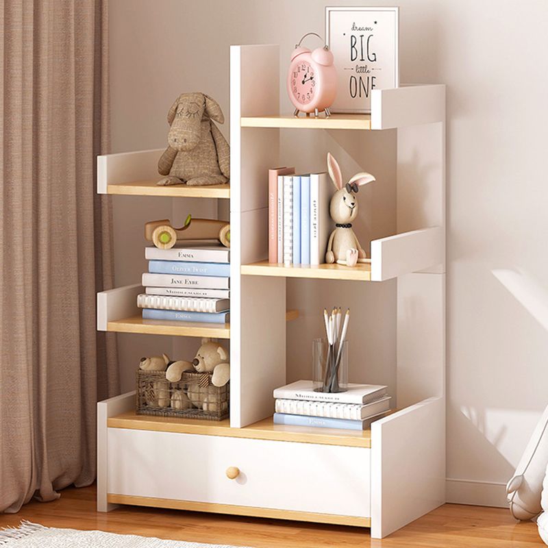 Scandinavian Manufactured Wood Etagere Bookshelf Vertical Open Bookcase for Home Clearhalo 'Bookcases' 'furn' 'furn_bookcases' 'Furniture' 'furniture_bookcases' 'Office Furniture' 1200x1200_e66096ef-d8bc-4903-9d3c-f9b52b2940ce