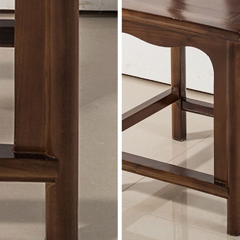 Traditional Wood Dining Side Chair Cow Horn Slat Back Home Side Chairs Clearhalo ' kitchen&dining_furn' 'Dining Chairs' 'Dining Tables & Seating' 'dining_chair' 'furn' 'furn_dining_chair' 'Furniture' 'furniture_dining_chair' 'Kitchen & Dining Furniture' 'kitchen' 1200x1200_e6621bec-7d81-456c-a68a-6773e21271a0