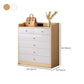Minimalist Wooden Accent Cabinet Bar Pulls Handle Design Storage Cabinet