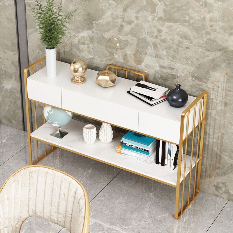 Massiccola della sala da pranzo in metallo Gabinetto del server buffet glam con archiviazione aperta