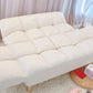 Square Arm Sofa Reclining 48.43" Biscuit Back Linen Loveseat Clearhalo 'furn' 'furn_sofas' 'Furniture' 'furniture_sofas' 'kitchen' 'kitchen_sofas' 'Living Room Furniture' 'Sofa' 'sofas' 1200x1200_e6640107-d3c0-4db9-87a0-8ba078368149