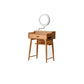 Minimalism Solid Wood Makeup Table Vanity Stool with Drawers and Mirror Clearhalo 'Bedroom Furniture' 'furn' 'furn_makeup_vanities' 'Furniture' 'Makeup Vanities' 'makeup_vanities' 1200x1200_e664f7a8-4580-49ac-a7c8-200234e41972