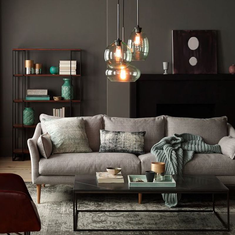 Linen Modern Sloped Arm Sofa Wooden Standard Sofa for Living Room, Apartment Clearhalo 'furn' 'furn_sofas' 'Furniture' 'Living Room Furniture' 'Sofa' 'sofas' 1200x1200_e66746f5-ea56-418b-b046-f124b48c1221