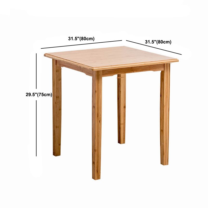 Tavolino in legno rettangolare nordico 4 gambe tavolo da cocktail naturale