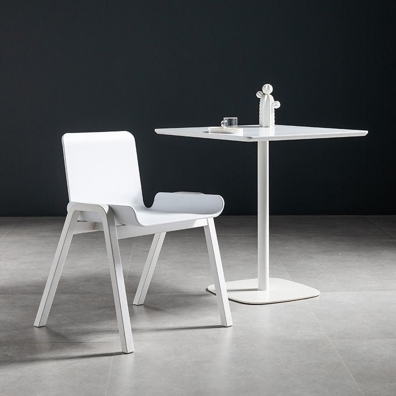 21-inch Metal Industrial Dining Table Square Pine Solid Wood Top Table with Pedestal Clearhalo 'Dining Tables & Seating' 'Dining Tables' 'dining_table' 'furn' 'furn_dining_table' 'Furniture' 'furniture_dining_table' 'Kitchen & Dining Furniture' 'kitchen' 'kitchen_dining_table' 1200x1200_e66abe48-6726-47d0-9acc-b37de0db76fa