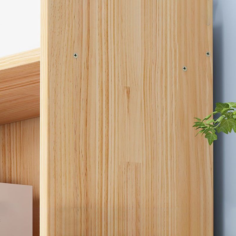 Modern Floor Vertical Bookshelf Brown Closed Back Wooden Shelf Bookcase for Bedroom Clearhalo 'Bookcases' 'furn' 'furn_bookcases' 'Furniture' 'Office Furniture' 1200x1200_e66b273c-344d-4b77-b664-c7ea260ab71f