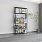 Scandinave Rectangle Bibshelf Office Metal Etagere Bibliothèque