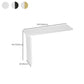 Rectangle White Stone Top Bar Dining Table Contemporary Bar Height Table