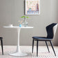 Contemporary Dining Chairs Armless Chairs with Metal Legs for Kitchen