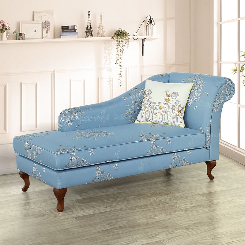 Living Room Upholstered Chaise Modern Style Rolled Arms Chaise Clearhalo 'Chairs & Seating' 'Chaise Lounge' 'chaise_lounge' 'furn' 'furn_chaise_lounge' 'Furniture' 'Living Room Furniture' 1200x1200_e670070e-4995-4ca1-a69c-a775b7f1fb0b