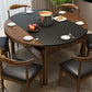 Dining Room Dinner Table 4 Legs Extendable Wood Dining Table Clearhalo 'Dining Tables & Seating' 'Dining Tables' 'dining_table' 'furn' 'furn_dining_table' 'Furniture' 'Kitchen & Dining Furniture' 1200x1200_e67068ed-5892-4470-b5ad-c5169998e0f3