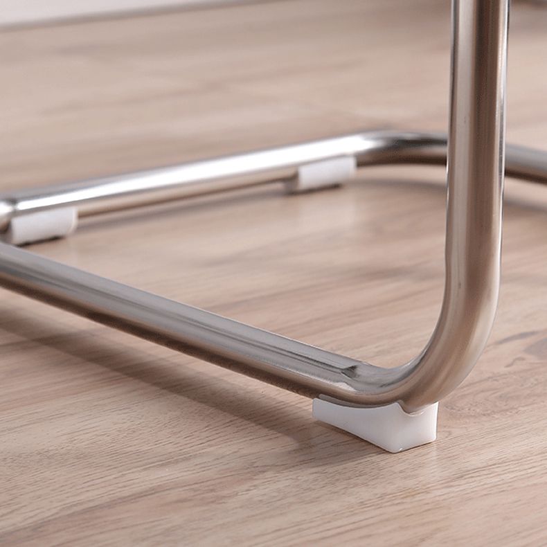 Contemporary Style Metal Chair Dining Room Kitchen Open Back Side Chairs Clearhalo ' kitchen&dining_furn' 'Dining Chairs' 'Dining Tables & Seating' 'dining_chair' 'furn' 'furn_dining_chair' 'Furniture' 'furniture_dining_chair' 'Kitchen & Dining Furniture' 'kitchen' 1200x1200_e670c30c-7b83-433a-bf4f-f5894375d45b