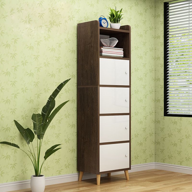 Scratch Resistant Rectangle Accent Cabinet 9.84" Wide Contemporary Wooden Cabinet Clearhalo 'Cabinets & Chests' 'cabinets_chests' 'furn' 'furn_cabinets_chests' 'Furniture' 'Living Room Furniture' 1200x1200_e6731f1c-d756-416e-8fdb-7cfb44ef197c