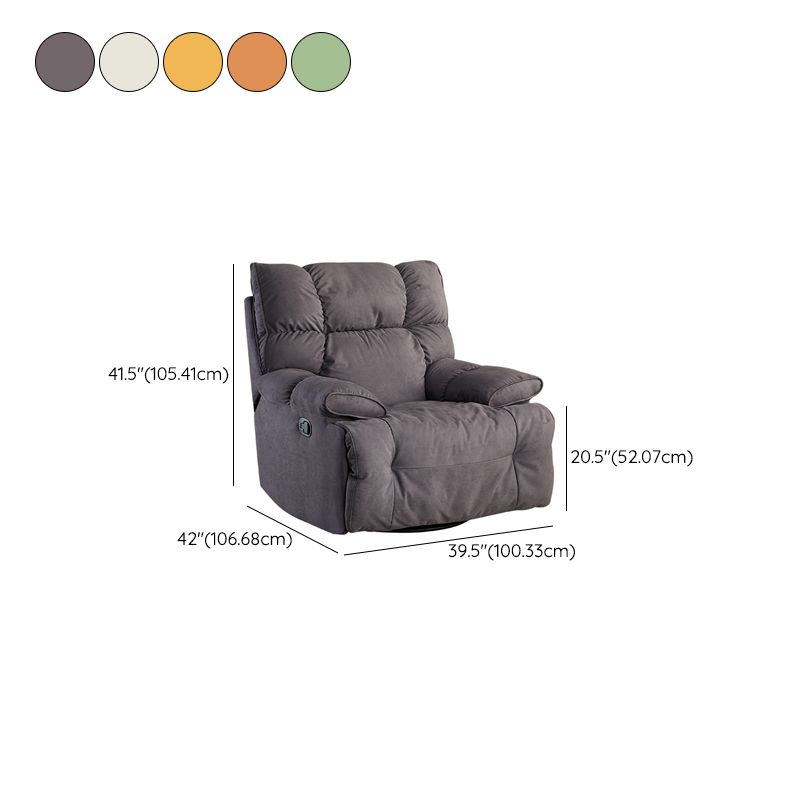 Traditional Fabric Reclining Chair Manual Rocking Recliner with Independent Foot Clearhalo 'Chairs & Seating' 'furn' 'furn_recliners' 'Furniture' 'Living Room Furniture' 'Recliners' 1200x1200_e6744044-bac3-4997-9db3-828c5ffc8308
