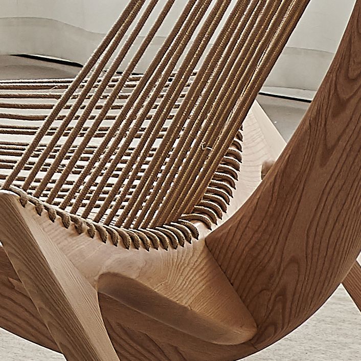 Modern Style Side Chair Solid Wood High Back Side Chair for Dining Room