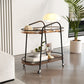 Modern Double Tier Corner Table Glass Side End Table with Storage Clearhalo 'Coffee & Accent Tables' 'End & Side Tables' 'end_side_tables' 'furn' 'furn_end_side_tables' 'Furniture' 'Living Room Furniture' 1200x1200_e6755c1c-30ae-416c-b5cd-d44fd4d336b0