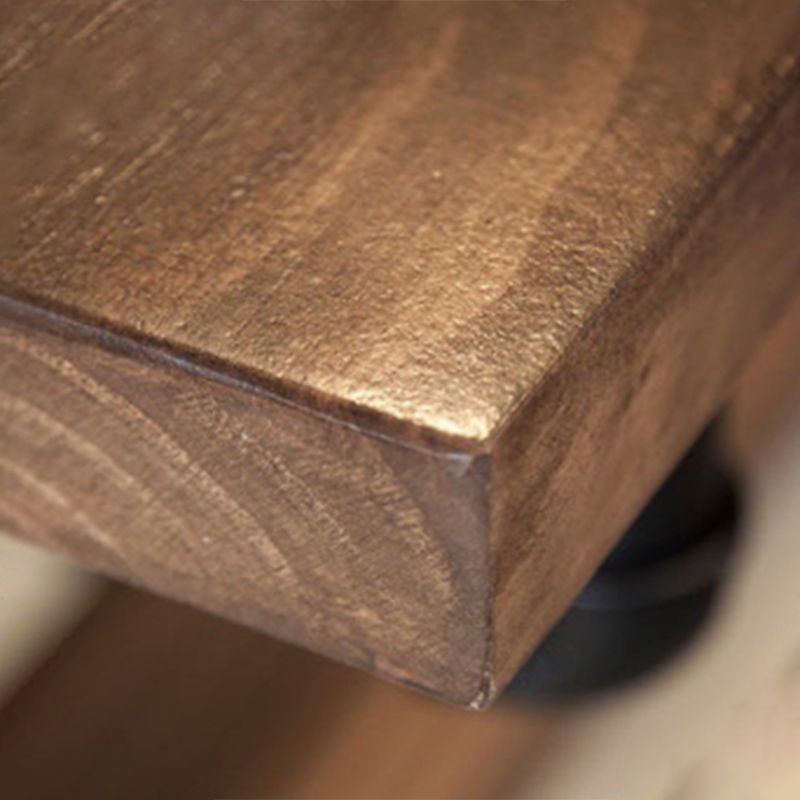 Mesa de barra rectangular de estilo moderno Pine Madera de barra fija de madera sólida